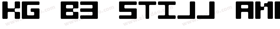 KG Be Still And Know字体转换